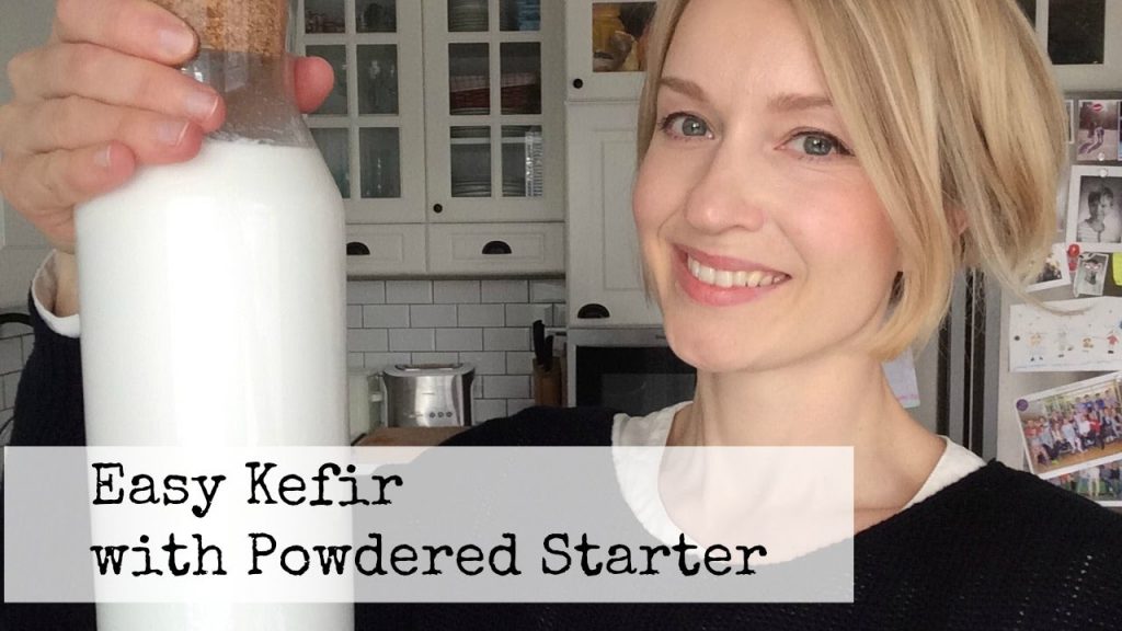 Easy Kefir with Powdered Starter