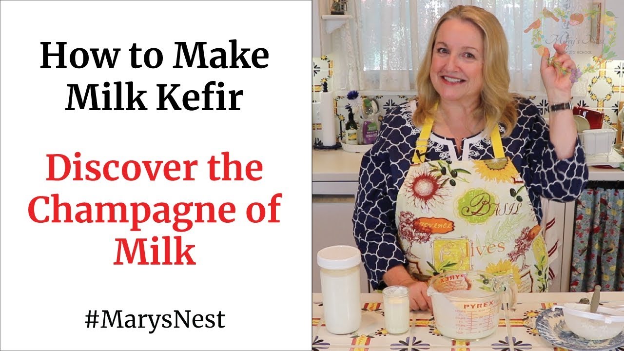How to Make Milk Kefir - A Probiotics Rich Fermented Drink for Good Gut Health